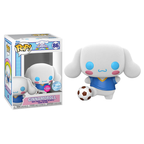 Funko POP! (86) Cinnamoroll with Soccer Ball Special Flocked Funko POP! (86) Cinnamoroll with Soccer Ball Special Flocked