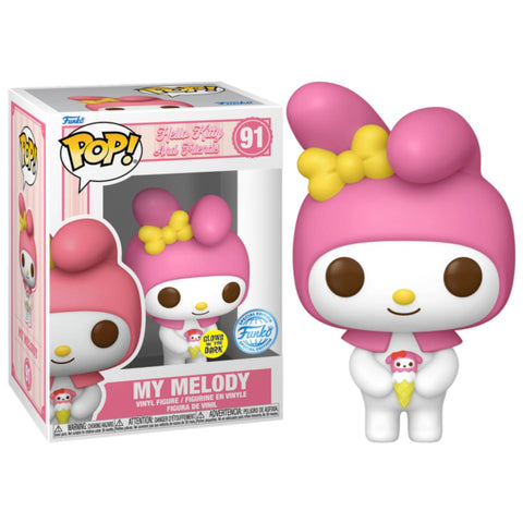Funko POP! (91) Hello Kitty and Friends My Melody Special Glow-in-the-Dark Funko POP! (91) Hello Kitty and Friends My Melody Special Glow-in-the-Dark