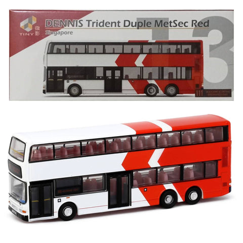 Tiny City SG13 Dennis Trident Duple MetSec Red Tiny City SG13 Dennis Trident Duple MetSec Red