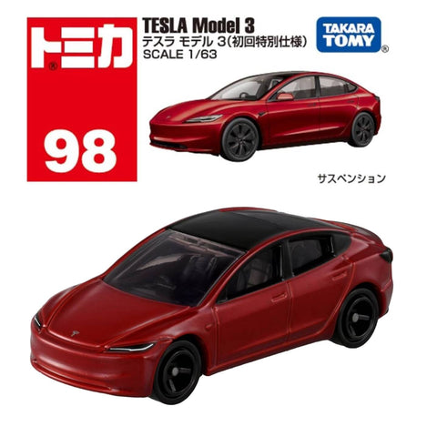 Takara Tomy Tesla Model 3 Red (98) Takara Tomy Tesla Model 3 Red (98)