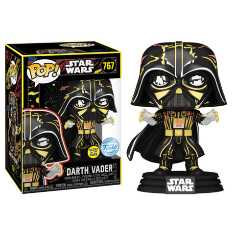 Funko POP! (767) Star Wars Darth Vader Retro Special Glow in the Dark Funko POP! (767) Star Wars Darth Vader Retro Special Glow in the Dark