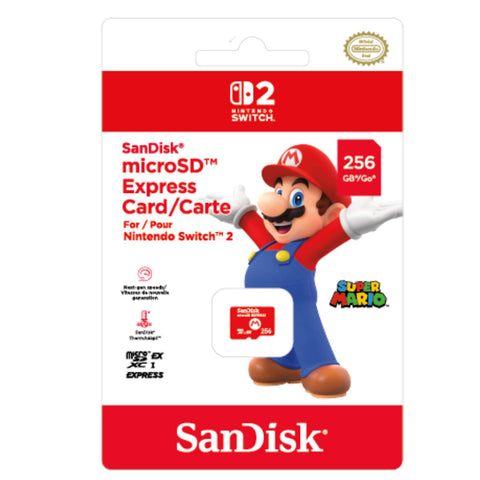 Nintendo Switch 2 SanDisk microSD Express Card - 256GB Nintendo Switch 2 SanDisk microSD Express Card - 256GB