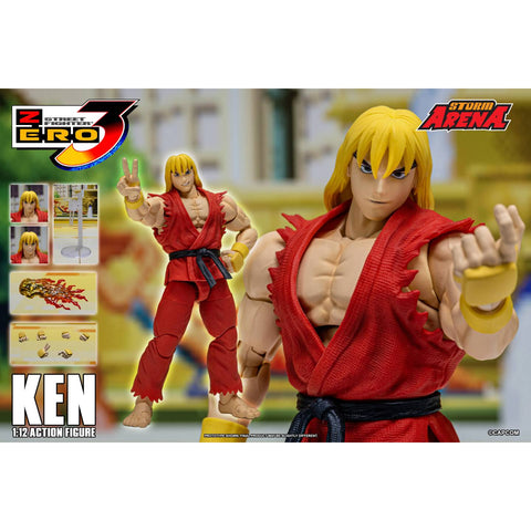 Storm Arena Street Fighter Zero 3 1/12 Ken Figure Storm Arena Street Fighter Zero 3 1/12 Ken Figure