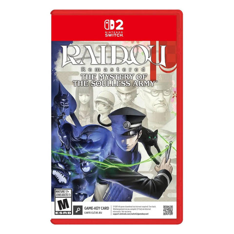 Nintendo Switch 2 RAIDOU Remastered: The Mystery of the Soulless Army (US) (Game-Key Card) Nintendo Switch 2 RAIDOU Remastered: The Mystery of the Soulless Army (US) (Game-Key Card)