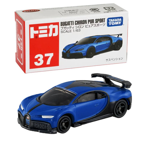 Takara Tomy Bugatti Chiron Pure Sport Blue (37) Takara Tomy Bugatti Chiron Pure Sport Blue (37)