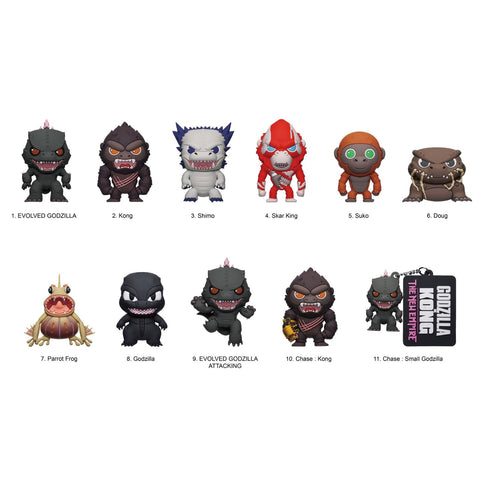 Godzilla x Kong New 3D Foam Bag Clip Blind Bag