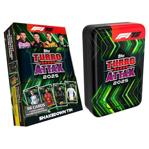 Topps Turbo Attax 2025 Mega Tin - Shakedown Topps Turbo Attax 2025 Mega Tin - Shakedown