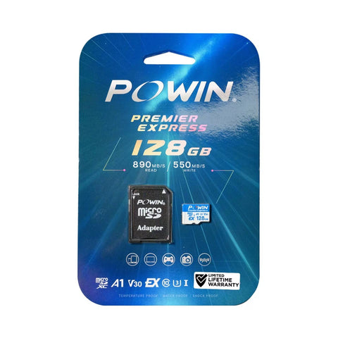 Powin MicroSD Express Memory Card 128 GB Powin MicroSD Express Memory Card 128 GB