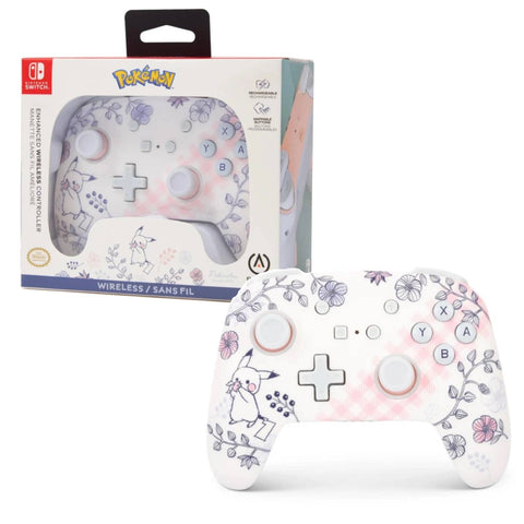 Nintendo Switch PowerA Enhanced Wireless Controller - Pikachu Garden Nintendo Switch PowerA Enhanced Wireless Controller - Pikachu Garden