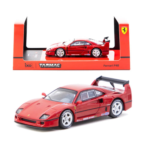 Tarmac Works IXO 1:64 Ferrari F40 Red Tarmac Works IXO 1:64 Ferrari F40 Red