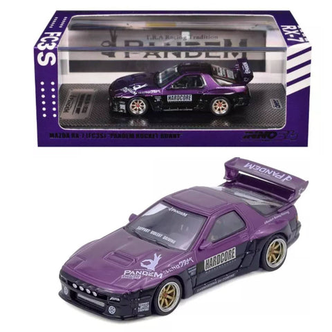 Inno64 Mazda RX-7 FC3S Pandem Rocket Bunny Purple Inno64 Mazda RX-7 FC3S Pandem Rocket Bunny Purple