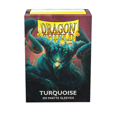 Dragon Shield 100 Standard Size Matte Turquoise Dragon Shield 100 Standard Size Matte Turquoise