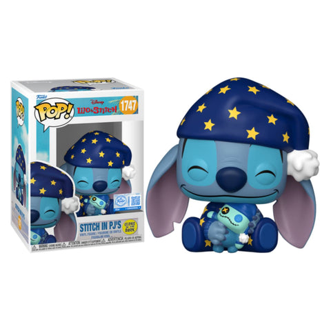 Funko POP! (1747) Lilo & Stitch Stitch in PJ'S Glow-in-the-Dark Special Funko POP! (1747) Lilo & Stitch Stitch in PJ'S Glow-in-the-Dark Special