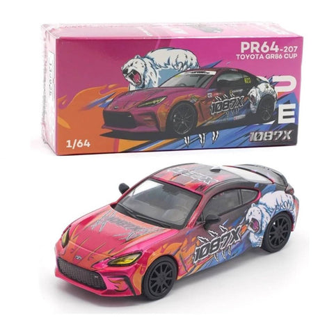 POP Race 1/64 PR64-207 Toyota GR86 Cup 1087X POP Race 1/64 PR64-207 Toyota GR86 Cup 1087X