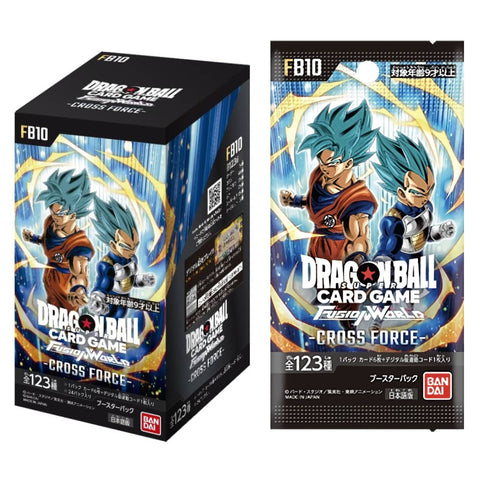 Dragonball Card Game FB10 Cross Force Booster (JAP) Dragonball Card Game FB10 Cross Force Booster (JAP)
