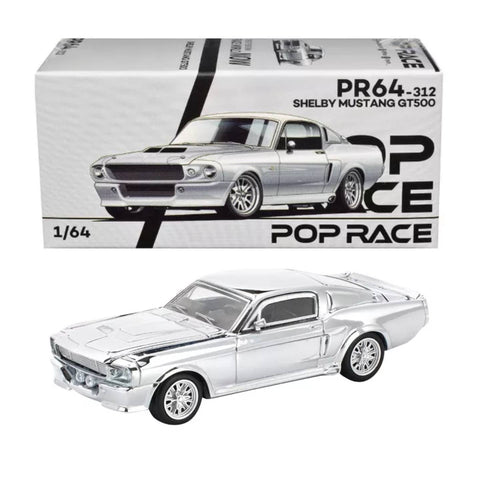 POP Race 1/64 PR64-312 Shelby Mustang GT500 Silver POP Race 1/64 PR64-312 Shelby Mustang GT500 Silver