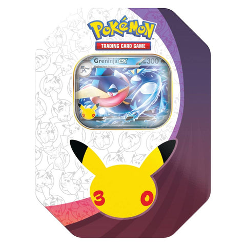 Pokemon TCG 30th Celebration Tin - Greninja ex Pokemon TCG 30th Celebration Tin - Greninja ex