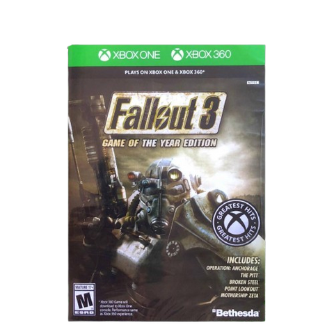 XBox One Fallout 3 GOTY XBox One Fallout 3 GOTY