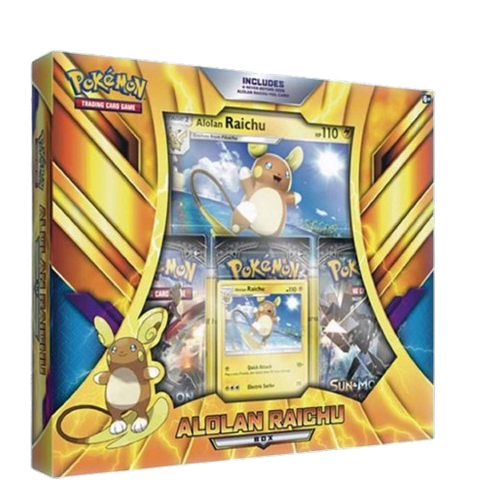 Pokemon TCG Alolan Raichu Box Pokemon TCG Alolan Raichu Box
