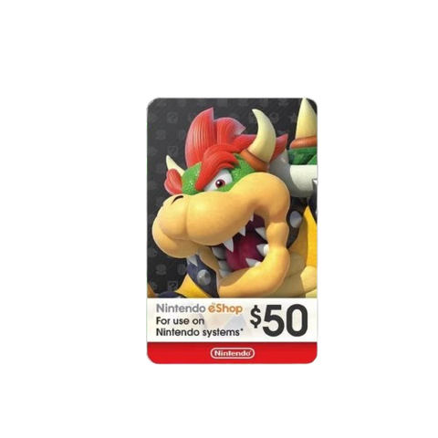 Nintendo Eshop Prepaid Card $50 Nintendo Eshop Prepaid Card $50