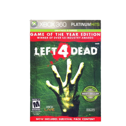 XBox 360 Left 4 Dead (Game of the Year Edition) XBox 360 Left 4 Dead (Game of the Year Edition)