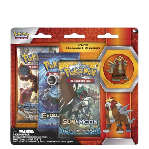 Pokemon Entei Pin Blister Pokemon Entei Pin Blister