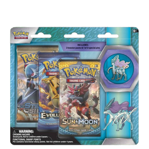 Pokemon Suicune Pin Blister Pokemon Suicune Pin Blister