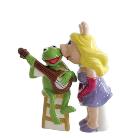 Muppets Miss Piggy Kissing Kermit Salt and Pepper Muppets Miss Piggy Kissing Kermit Salt and Pepper