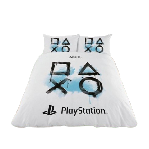 PlayStation Logo King Size Duvet And Pillowcase PlayStation Logo King Size Duvet And Pillowcase
