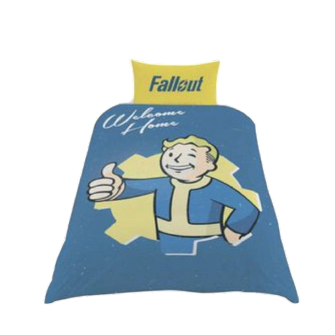 Fallout Vault Boy Single Duvet And Pillowcase Fallout Vault Boy Single Duvet And Pillowcase