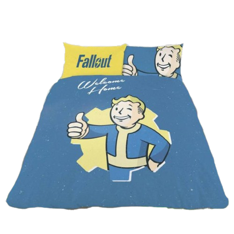 Fallout Vault Boy Double Duvet And Pillowcase Fallout Vault Boy Double Duvet And Pillowcase