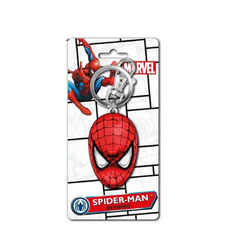Spider-Man Head Colored Pewter Key chain Spider-Man Head Colored Pewter Key chain