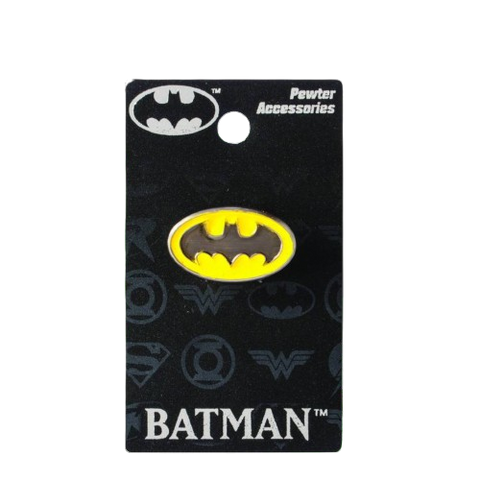 Batman Colored Logo Pewter Pin Batman Colored Logo Pewter Pin