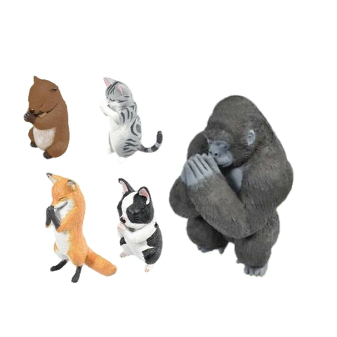 Gassho Praying Animals Capsules Set of 5 Gassho Praying Animals Capsules Set of 5