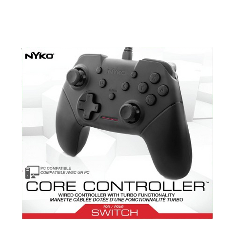 Nintendo Switch/PC Nyko Wired Core Controller Black Nintendo Switch/PC Nyko Wired Core Controller Black