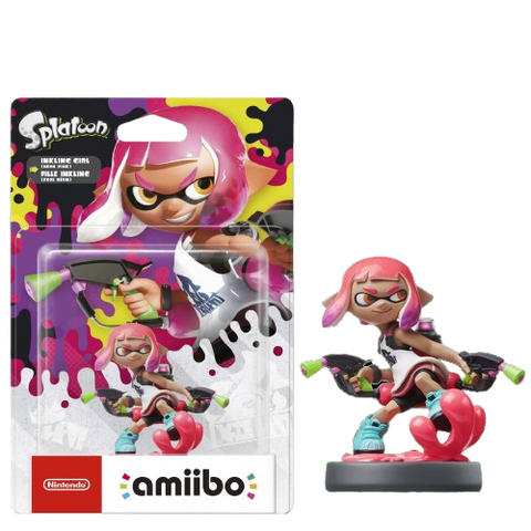 Amiibo Splatoon Girl Girl (Neon Pink) Amiibo Splatoon Girl Girl (Neon Pink)