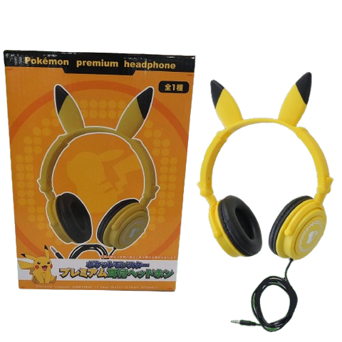 SEGA Pokemon Premium Headphone Pikachu Design SEGA Pokemon Premium Headphone Pikachu Design