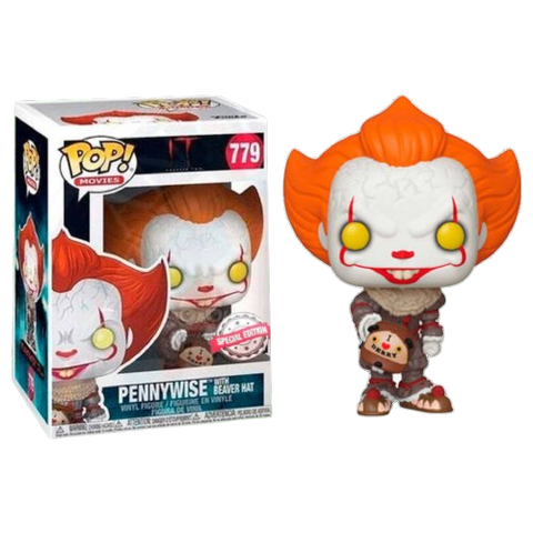 Funko POP! (779) IT Chapter 2 Pennywise Beaver Hat Funko POP! (779) IT Chapter 2 Pennywise Beaver Hat