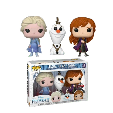Funko POP! Frozen 2 3 Pack Elsa, Olaf, Anna Special Edition Funko POP! Frozen 2 3 Pack Elsa, Olaf, Anna Special Edition