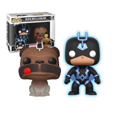 Funko POP! Lockjaw & Glow-in-the-Dark Black Bolt Funko POP! Lockjaw & Glow-in-the-Dark Black Bolt