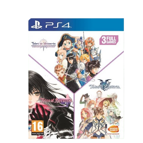 PS4 Tales of  Zestiria/ Berseria / Vesperia 3 In 1 (EU) PS4 Tales of  Zestiria/ Berseria / Vesperia 3 In 1 (EU)