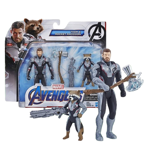 Avengers 6" Movie Team Packs Thor & Rocket Raccoon Avengers 6" Movie Team Packs Thor & Rocket Raccoon