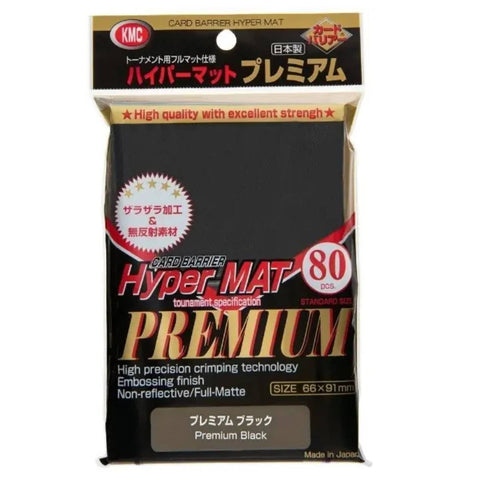 KMC Hypermat Premium 80PC Premium Black 66X91MM KMC Hypermat Premium 80PC Premium Black 66X91MM