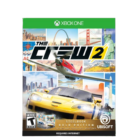 XBox One The Crew 2 Steelbook Gold Edition (US) XBox One The Crew 2 Steelbook Gold Edition (US)