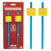 Super Mario Set of 2 Re-usable Drinking Straws Super Mario Set of 2 Re-usable Drinking Straws
