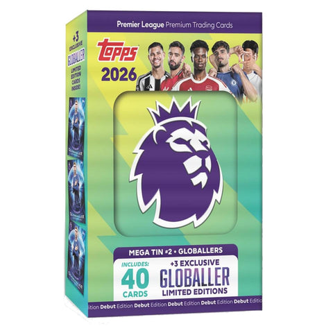 Topps Premier League 2026 Mega Tin #2 Globaller Topps Premier League 2026 Mega Tin #2 Globaller