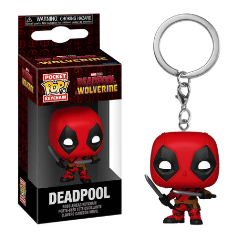 Funko POP! Deadpool & Wolverine Deadpool Pocket Keychain Funko POP! Deadpool & Wolverine Deadpool Pocket Keychain