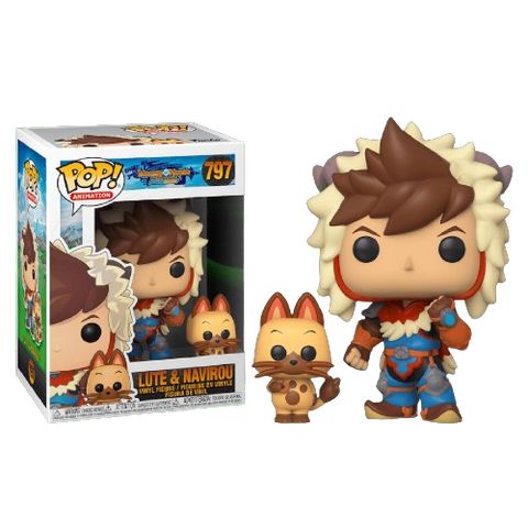Funko POP! (797) Monster Hunter  Lute with Navirou Funko POP! (797) Monster Hunter  Lute with Navirou