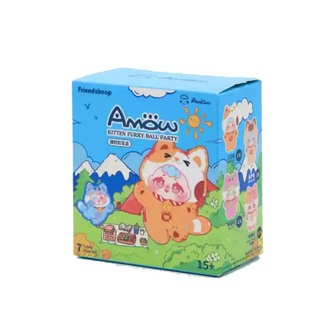Amow Kitten Furry Ball Party Blind Box Amow Kitten Furry Ball Party Blind Box