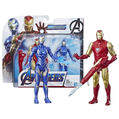 Avengers 6" Movie Team Packs Iron Man & Marvel's Rescue Avengers 6" Movie Team Packs Iron Man & Marvel's Rescue